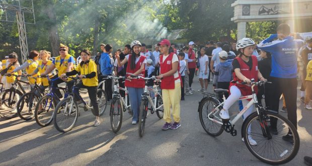 Ежегодная акция «Велопробег» в честь 78-й годовщины Великой Победы