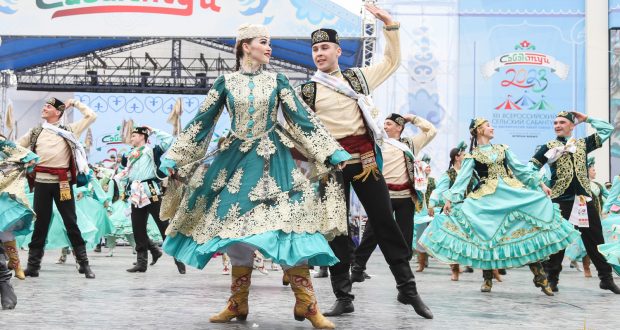 В Астраханской области состоялось торжественное открытие XIII Всероссийского сельского Сабантуя