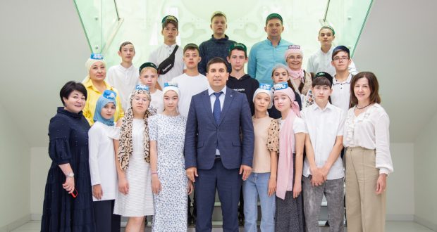 Дети села Алькино Самарской области в гостях у Всемирного конгресса татар