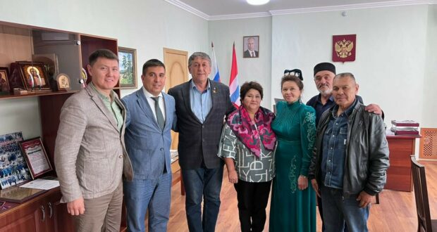 Danis Shakirov met with Head of Bolsherechensky municipal district Vasily Maystepanov