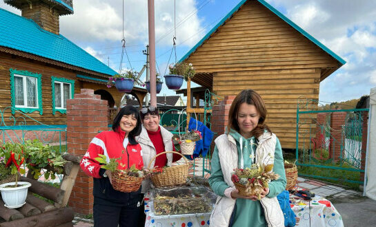В деревне Юрт-Ора Колыванского района состоялся праздник осени «Сөмбелә бәйрәме»