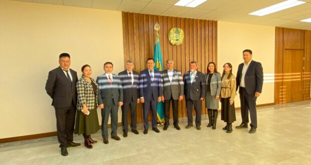 Председатель Национального совета встретился с руководством Абайской области Казахстана
