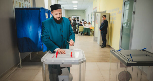 Муфтий РТ принял участие в выборах Президента России