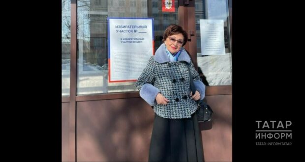 Татарстанның халык артисты Венера Ганиева Россия Президентын сайлауларда катнашты