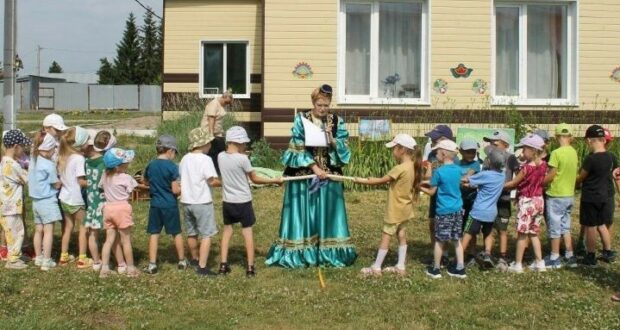 В детском саду «Березка» села Базарные Матаки прошёл Сабантуй