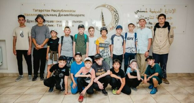 Детвора из мечети «Рамазан» г.Казани побывала в гостях в ДУМ РТ