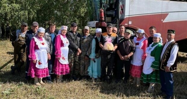 В разгар сбора урожая