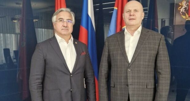 Vasil Shaykhraziev holds a meeting with the Mayor of Krasnoyarsk