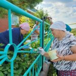 Жители деревни Мяндей собрались на субботник