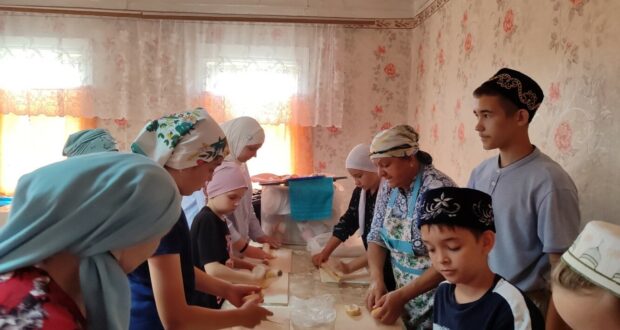 Summer camp at the mosque in Moiseyevka village