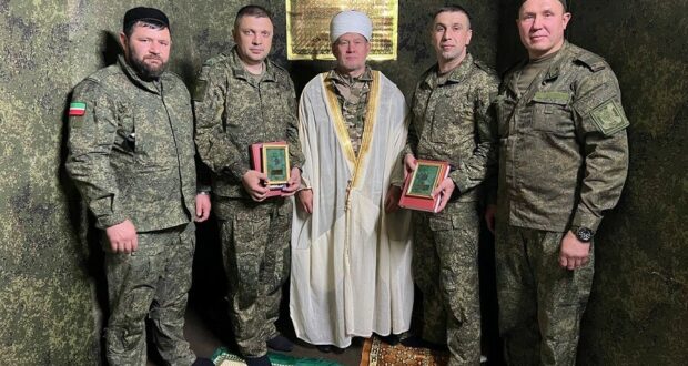В батальонах «Алга» и «Батыр» открыли на передовой в зоне СВО две подземные мечети