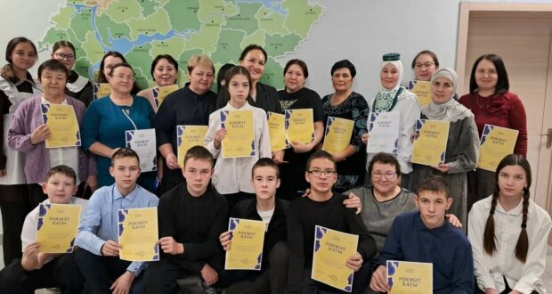 Биектау районы Х. Габәши исемендәге 6нчы Биектау мәктәбендә “Татарча диктант” акциясе узды