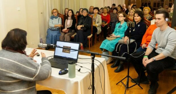 Лекция о татарской кожаной мозаике на Ночи искусств собрала аншлаг