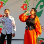 В Кузнецком районе Пензенской области проходит вечерний концерт в честь Всероссийского сельского Сабантуя (фоторепортаж)